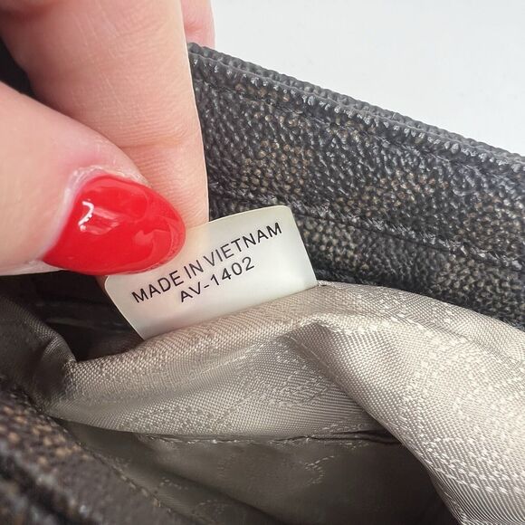 Michael Kors Crossbody Jet Set Large Brown Monogram Travel Logo Messenger Bag - Picture 11 of 15